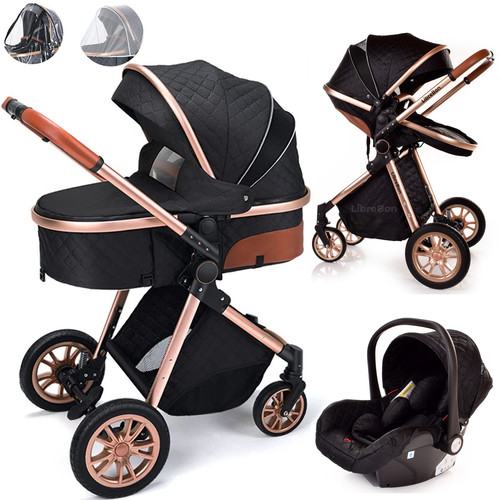 Baby pram buggy with - 1,