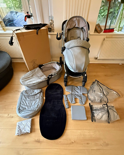 Egg grey single travel system - single,