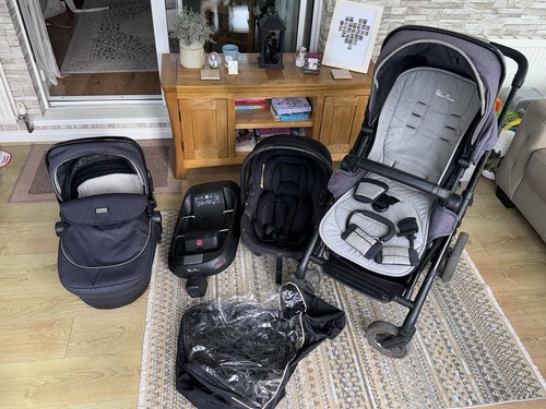Silver cross travel pram with - cross,