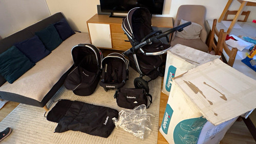 Infababy black travel - travel, system
